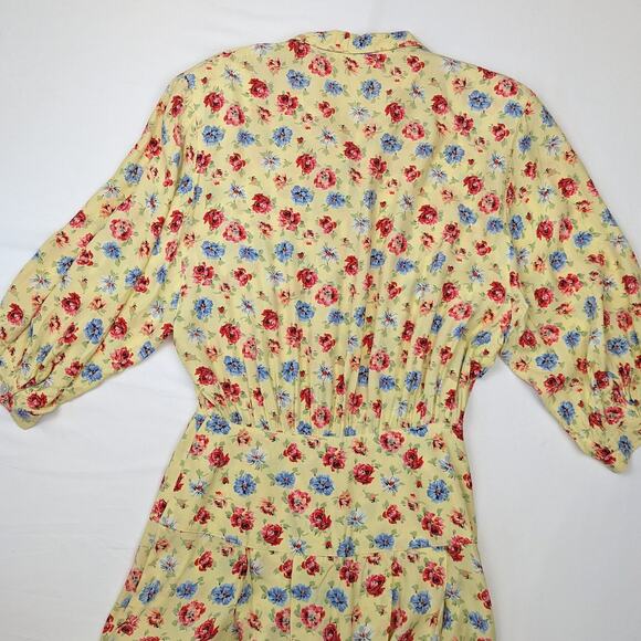 90's Floral Maxi Day Dress - Picture 7 of 10